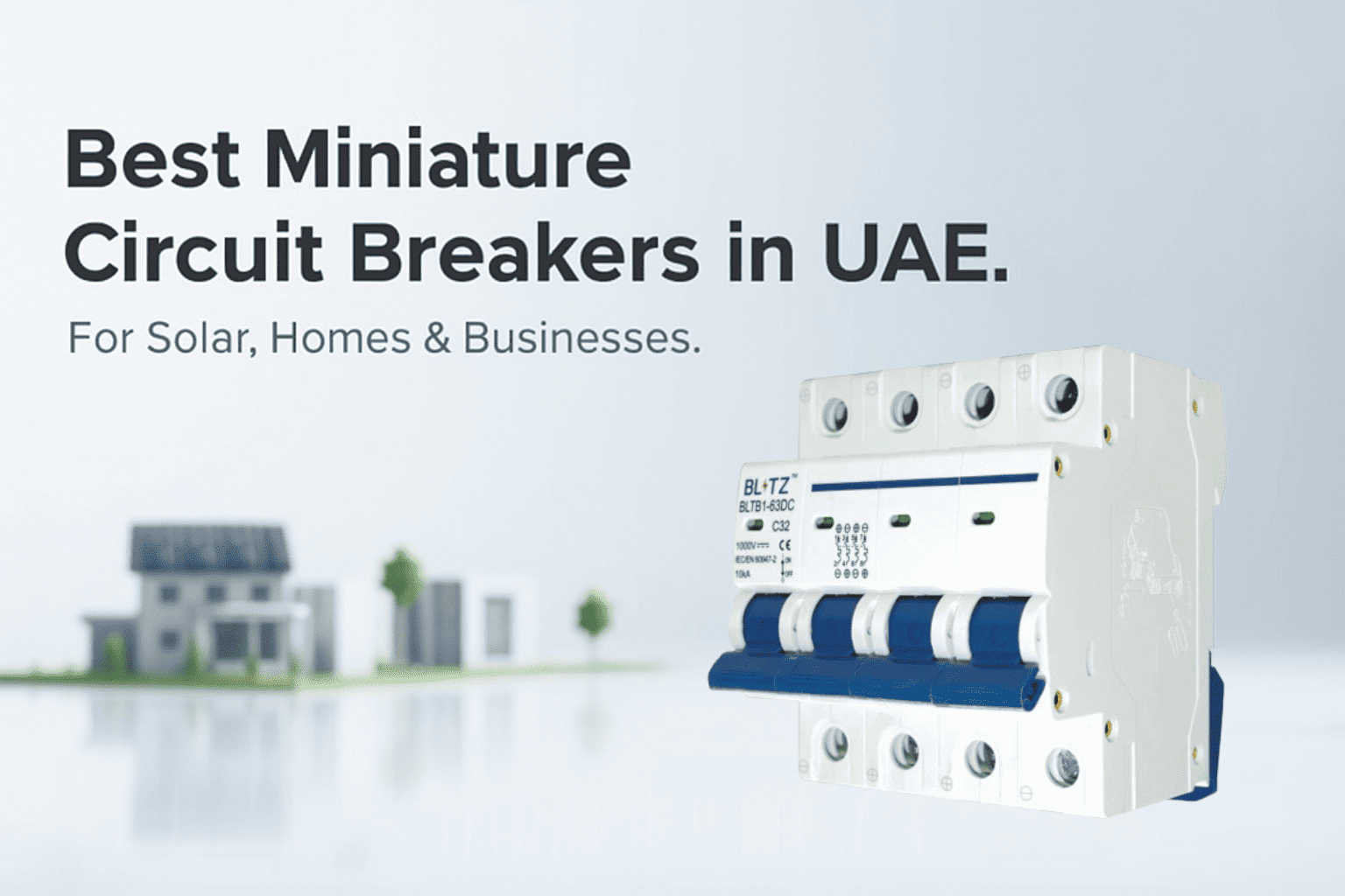 Best Miniature Circuit Breakers in UAE for Solar, Homes & Businesses